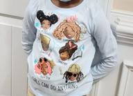 img 1 attached to 👧 Adorable Girls' Long Sleeve Graphic T-Shirt 2-Pack by The Children's Place review by Anna Jackson