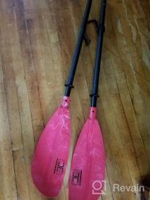 img 8 attached to Adjustable And Fixed Kayak Paddle: OCEANBROAD'S 86-94In/220-240CM And 90In/230CM Kayaking Oar With Paddle Leash