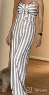 картинка 1 прикреплена к отзыву Women'S Sexy Striped Jumpsuit With Tie Bowknot - SheKiss Summer Rompers от Rob Marsh