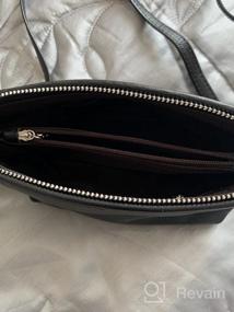 img 8 attached to Небольшой кошелек и сумочка через плечо из натуральной кожи с регулируемым ремешком для женщин - Befen