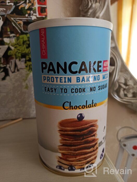 img 1 attached to Chikalab Protein Pancake Baking Mix with Chocolate, 0.48 kg review by Anastazja Steblianko ᠌