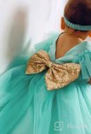 img 1 attached to KLFFLGID Bowknot Pageant Dresses Headwear: Adorable & Stylish Girls' Clothing review by Karen Rivas