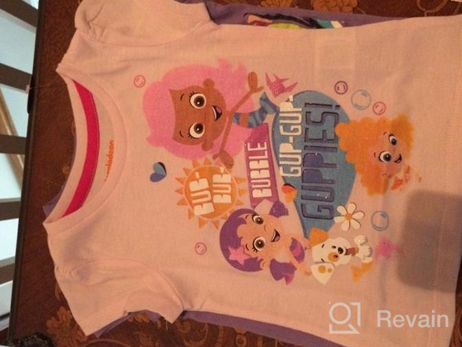 img 1 attached to Irresistibly Cute: Bubble Guppies Girls Short Sleeve Tee (Toddler) review by Faith Miller