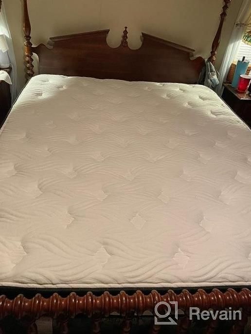 img 1 attached to Full Size Mattress, Avenco Full Mattress Hybrid, 12 Inch Pocket Spring And Gel Memory Foam Mattress Full In A Box, Medium Firm, Strong Edge Support, CertiPUR-US & ISPA, 100 Nights Trial review by Brandon Bugg