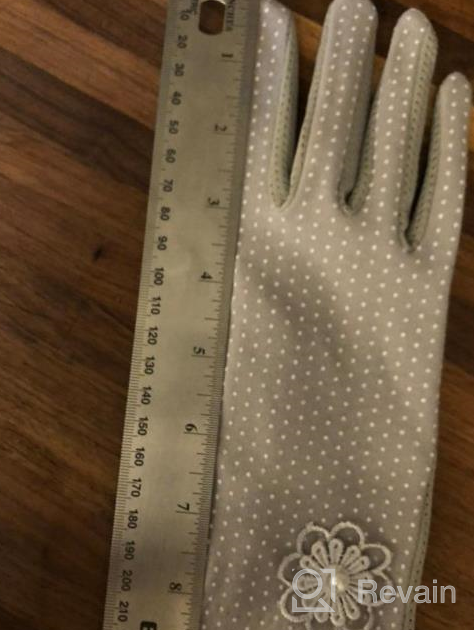 img 1 attached to 🧤 Lovful Women's Sunscreen Gloves: Lightweight Cotton Touch Screen Driving Gloves with UV Sun Protection review by Rico Dantzler