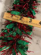 img 1 attached to 🎄 JOYYPOP 39.6 Feet Gold Christmas Tinsel Garland - Shiny Display for Holiday Party Decorations - Metallic Tree Tinsel Garland, 6.6 Feet, Pack of 6 review by Matt Louis