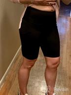 img 1 attached to Women'S Tummy Control Biker Shorts For Gym, Yoga, Running, And Workouts By TYUIO review by Monica Reese