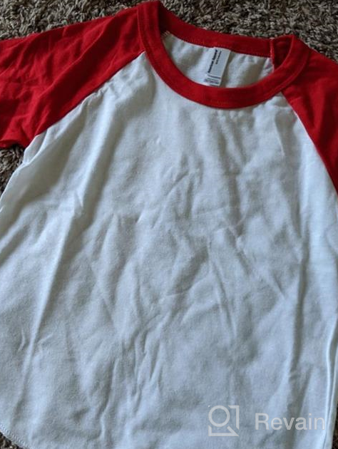 img 1 attached to 50/50 3/4 Sleeve 👕 Raglan for Kids by American Apparel review by Marcus Block