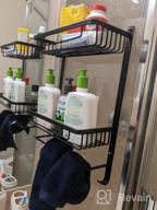 img 1 attached to Maximize Your Space: Hoomtaook Adhesive Shower Caddy And Kitchen Spice Rack Wall-Mounted Storage Solution review by Ryan Moran