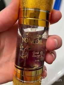 img 5 attached to Дорогое масло для йони Fivona Luxury Gold Secret: натуральные эфирные масла для ухода за женским здоровьем - увлажняющая травяная смесь для контроля запаха, детоксикации и поддержания pH баланса.