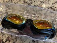 img 1 attached to Clear Vision Swimming: Anti-Fog & Leak-Proof Portzon Swim Goggles - One Size Fits All! review by Travis Garron