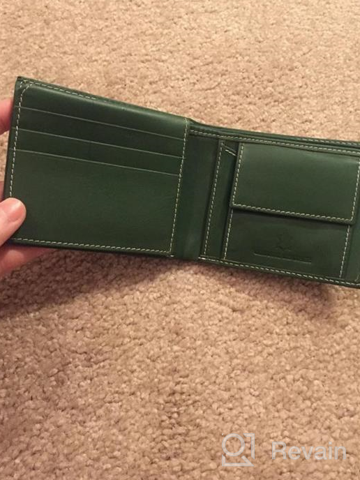 img 1 attached to 👛 Premium Leather Bifold Wallet with Credit Card Slots and ID Holder review by James White