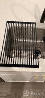 img 1 attached to 🌟 TECI TCF001B - Roll Up Rack, Collapsible Dish Drying Rack | In-Sink Drying Mat | Multipurpose Dish Drainer | RV Dish Drying Rack | Fruits and Vegetable Rinser | Durable Silicone Covered Stainless Steel (Black) review by Chris Martin