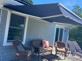 img 6 attached to Enjoy Versatile Shade With The Diensweek Patio Retractable Awning-Commercial Grade Quality & Fully Assembled!