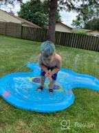 img 1 attached to 68'' Octopus Sprinkler Play Mat For Girls/Kids: Fun Summer Outside Activities With BATURU Splash Fountain! review by Coby Hall