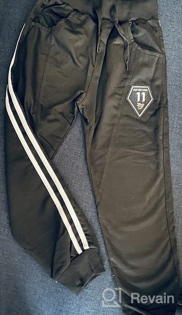 img 1 attached to 👖 TERODACO 2 Pack Active Sweatpants: Premium Athletic Boys' Clothing for Maximum Comfort and Style review by Jared Winebrenner