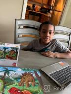 картинка 1 прикреплена к отзыву Dino-Rific Fun: 100 Piece Age Of Dinosaur Jigsaw Puzzles For Kids 4-8 - Educational Toys For Learning And Play! от Jennifer Lawson