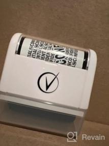 img 8 attached to Identity Theft Protection Roller Stamps Wide Kit, Including 3-Pack Refills - Confidential Roller Stamp, Anti Theft, Privacy & Security Stamp, Designed For ID Blackout Security - Classy White