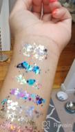 img 1 attached to 10G Chunky Glitter Set - Mermaid Dreams Holographic Face, Hair, Eye, And Body Glitter For Women. Perfect For Raves, Festivals, And Cosmetic Makeup. Loose Glitter With Stunning Shimmer And Shine. review by David Lusk