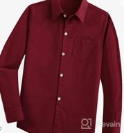 img 1 attached to Spring Gege Sleeve Formal Cotton Boys' Clothing: Stylish Tops, Tees & Shirts review by Wayne Espinoza