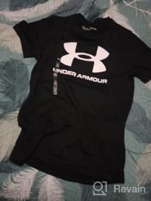 img 3 attached to Футболка Under Armour Sportstyle с коротким рукавом - обязательное активное одежда для мальчиков.