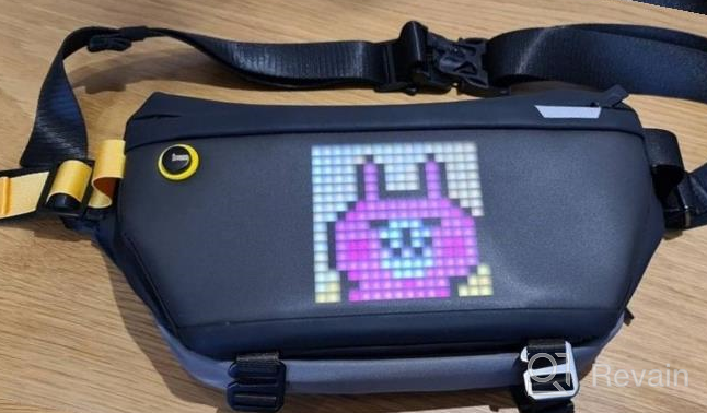 img 1 attached to Stay Fashionable And Visible With Divoom'S LED Sling Bag - Perfect For Your Active Lifestyle! review by Daniel Hicks