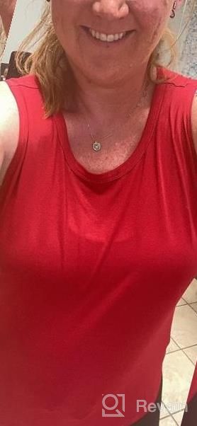 img 1 attached to Flowy Tank Tops For Women By EttelLut - Perfect For Gym Workouts, Yoga, Running, And Lounging review by Sally Dickson