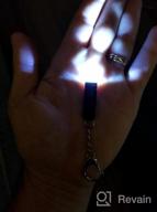 img 1 attached to Mini Keychain Flashlight, Ultra-Small And Bright Key Ring Light Torch For EDC, Emergencies, Dog Walks, Reading And Sleeping - Perfect Gift For Students, Kids, And Parents (Red E1-ALU Alloy) review by Ken Perry