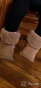 img 5 attached to Cozy & Stylish Winter Boots For Baby Girls - Plush, Warm & Soft Sole!