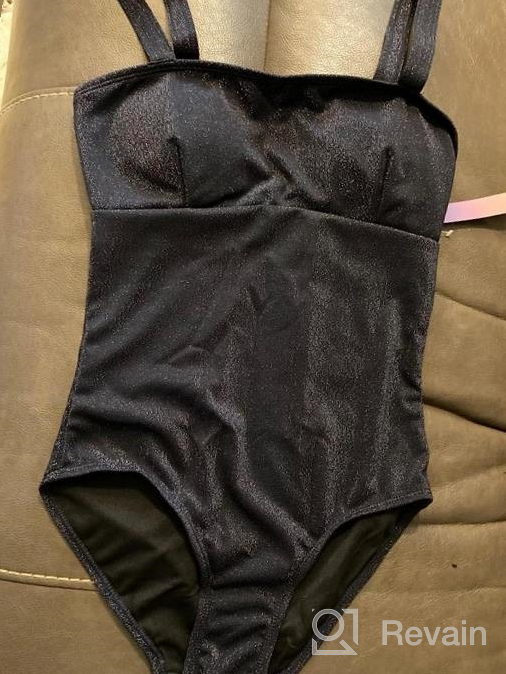 img 1 attached to Women'S Push Up Padded Monokini Swimsuit - Tummy Control, Adjustable Conservative One Piece By MOLYBELL review by Bryan Kishore