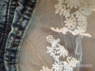 картинка 1 прикреплена к отзыву Джинсовая куртка с кружевными деталями для девочек-малышей - Стильная весенняя ковбойская верхняя одежда от Paul Curd