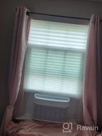 img 1 attached to 2 Pack White Light Filtering Cordless Pleated Fabric Window Shades, 36"X72", Easy To Cut And Install With 4 Clips review by Wensheng Dunbar