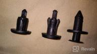 img 1 attached to 100Pcs Ford Hyundai Kia Nissan Mazda Engine-Area Radiator Fender Rocker Clips OEM MB-455-56143 B092-51-833 GRC-119 review by Keith Stuckey