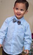 img 1 attached to 👔 Retreez Modern Polka Dot Microfiber Pre Tied Boys' Bow Tie Set - Stylish Accessories for Formal and Casual Looks review by Scott Carlile