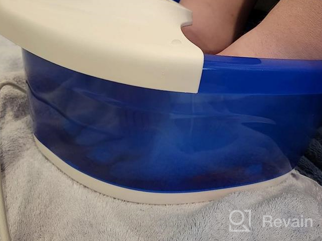 img 1 attached to Relax And Rejuvenate With Foot Bath Spa: Heat, Massage Rollers, Pumice Stone & More! review by Justin Trujillo