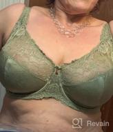 img 1 attached to Underwire Minimizer Lace Bra For Women With Full Coverage - Plus Size Delimira review by Alesha Adams