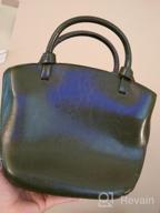 img 1 attached to Retro-Style Small Tote Shoulder Bag For Women - Genuine Leather Handbag By Covelin review by Brian Smith