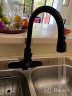 img 1 attached to Upgrade Your Kitchen With WEWE Pull Down Sprayer Faucet In Oil Rubbed Bronze Finish - Ideal For Residential And Commercial Settings review by Marcus Merritt