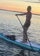img 1 attached to 10'6"×31"×6" Ultra-Light Inflatable Stand Up Paddle Board - Non-Slip Deck Pad, Backpack, Leash, Paddle & Hand Pump Included! review by Tyler Munajj
