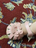 img 1 attached to Femizee Toddler Leather Butterfly Sandals 🦋 for Girls' School Uniforms: Stylish and Sturdy Shoes review by Jason Hill