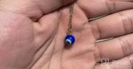 img 1 attached to PPJew Evil Eye Necklace Chain - Blue Eyes Amulet Pendant Necklace, Ojo Turco Kabbalah Protection - Adjustable Delicate Jewelry Gift for Women and Girls (Silver/Gold) review by April Masters