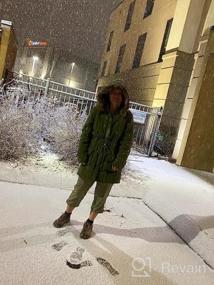 img 6 attached to Икона зимнего стиля: женская куртка-парка Beyove со съемным капюшоном и подкладкой из искусственного меха - Сохраняйте тепло и шик
