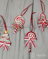 img 1 attached to 8 Pieces Christmas Candy Ornaments Lollipop Ornament Xmas Decor Candy Cane Hanging Decorations Fake Candy Canes Crafts For Xmas Wreath Xmas Tree Party Supplies review by Prince Aguirre