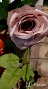 img 7 attached to 2 упаковки 14 футов светло-фиолетовый цветок розы лозы-идеально подходит для дома вечеринка в саду церемония на открытом воздухе свадебная арка цветочный декор