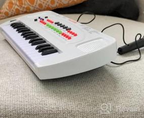 img 8 attached to Introducing The APerfectLife Kids Keyboard Piano - Ideal Musical Gift Toy For Kids Aged 3-8 Years - With 32 Keys And Multifunction Electric Features!
