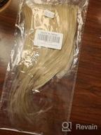 img 1 attached to Transform Your Look Instantly With LEEONS Clip-On Black Fringe Hair Extensions - 6" Short Straight Hairpiece With Two-Side Clips In 1B# review by Justin Webb