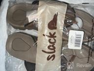 img 1 attached to Men'S Outback Faux Leather Sandal By Slack - Perfect For Summer! review by Zachary Spaulding