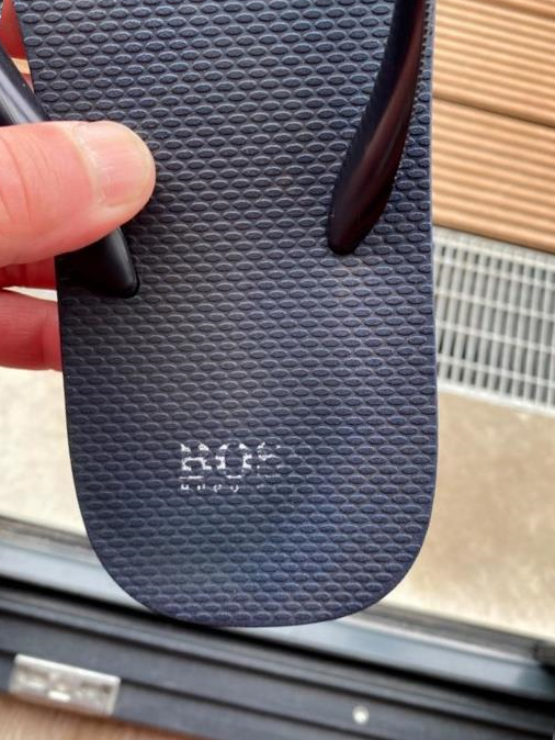 img 1 attached to 👞 HUGO BOSS Mens Slide Sandals: Stylish Men's Shoes for Casual and Athletic Wear review by Dave Wolf