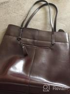 img 1 attached to Covelin Women'S Genuine Leather Tote - Soft, Stylish Shoulder Bag review by Brandon Hunter