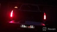 img 1 attached to AUTOGINE 4 X Super Bright 9-30V 3157 3156 3057 3056 4157 LED Bulbs 3014 54-EX Chipsets With Projector For Tail Lights Brake Lights, Brilliant Red review by Josh Culotta